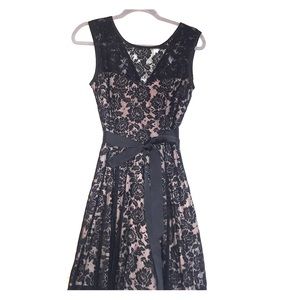 Black cocktail dress